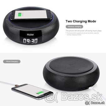 NFC  Bluetooth reproduktor+power bank-Bezdrôtová nabíjačka - 12