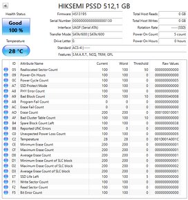 Externý SSD disk Sandisk / WD / Hiksemi / Intenso 512GB - 12