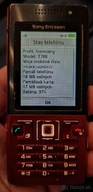 Sony Ericsson T700, červený - 12