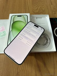 iPhone 15 Plus 128 gb Green - komplet príslušenstvo, záruka - 12