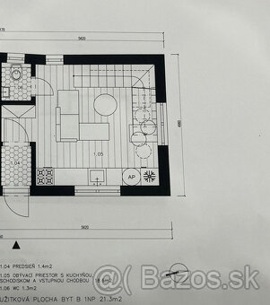 Predaj 2 izbový mezonetový byt v  rodinnom dome Vajnory  s d - 12