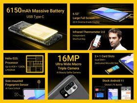 VÝHODNÁ cena - 4G LTE DUAL SIM smartfón - Umidigi Power 5 - 12