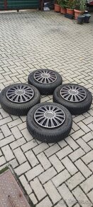 Predám 4kusi zimných kolies na skoda Fabia 185/65 R14 5x100 - 12