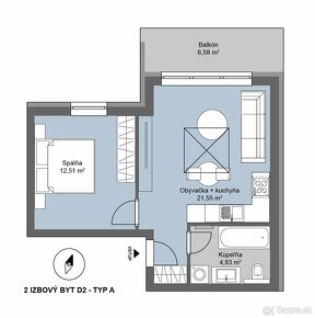 PREDPREDAJ: novostavba 2-izbového bytu s terasou - 12