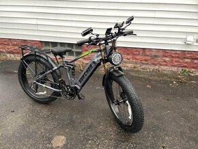 Výkonný ebike Burchda 1000W,20Ah,45km/h,120km,33kg,nový - 12