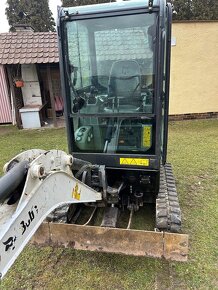 Bobcat E19 (2019) + hydraulický vrták 250 a 300mm, minibager - 12