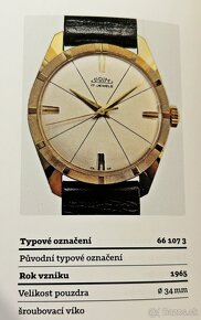 Československé Retro Vintage hodinky PRIM Ala Diplomat 1968 - 12