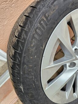 R17, 5x112 OCTAVIA + letné gumy Michelin/Bridgestone - 12