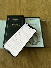 iPhone 12 Pro 256 gb Gold - komplet príslušenstvo, záruka - 12