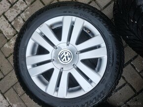 Predám celoročnu sadu kolies 206/55R16 rozteč 5x112 R16 - 12