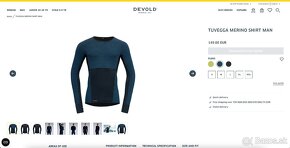 Merino tričko Devold Tuvegga Sport Air Shirt Man - 12