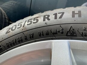 5x112 R17 original Škoda Octavia 4 LYRA + zimné pneu - 12