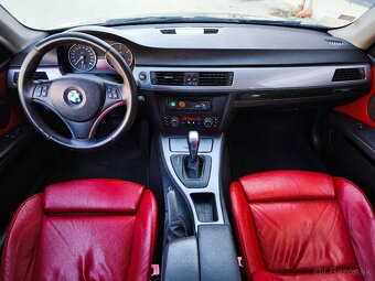 BMW E92 Coupe 320D 130kw diesel INDIVIDUAL RED interiér - 12