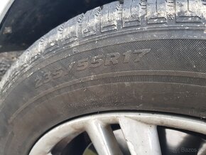 17 palcové kolesá 5x108, obuté zimné 235/55 R 17 - 12