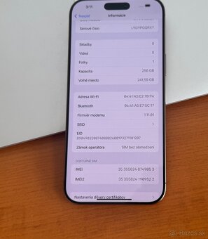 Apple iPhone 16 Pro Max 256GB - nový, len zapnutý - 12