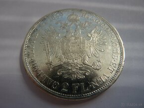 Vzácny 2 florin 1859 B v krásnom stave - 12