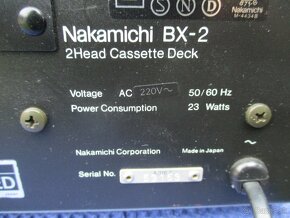 Nakamichi BX-2 REZERVOVANÝ - 12