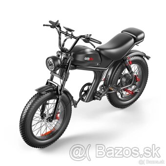 Štýlový fat ebike Emoko,20x4..0",1000W,20Ah 960Wh,50km/h,80 - 12