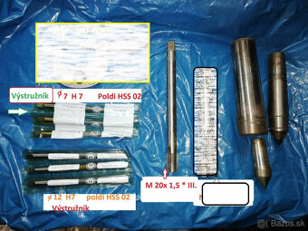 Rezné nastroje k obrábacím strojom a brúskam -  Nové - 12