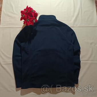 Lacoste čierna flísová mikina fleece jacket full zip L - 12