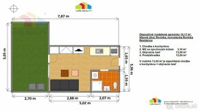 Na predaj garsónka s predzáhradkou, (16 + 13 m²), Hlavná uli - 12