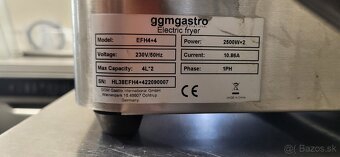 Dvojfritéza 2x4L značka GGM GASTRO EFH4+4 - 12