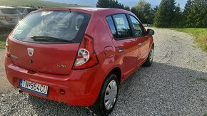 Predam Dacia Sandero 1.4Mpi len 89000km r.v.2009 - 12