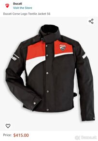 DUCATI CORSE Dainese tex bunda velkost 52 s vlozkou - 12