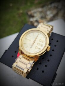 Zlaté hodniky DIESEL - Double Gold 46 mm, ORIGINÁL s krab - 12