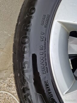 Škoda alu disky s pneu 215/60 R16 - 12