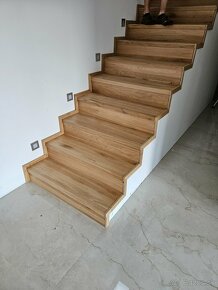Drevene schody - Obklad betonovych schodov (nove) - 12