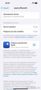 Predám iPhone 15 256gb ČIERNY, záruka do novembra 2024 - 12