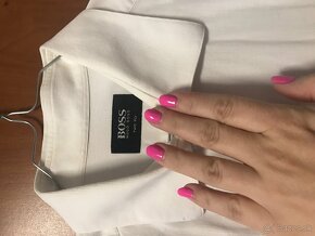 HUGO BOSS originál snehobiela kosela L/XL - 12