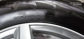 Originál Disky + pneu 17" zima Audi Q5, SQ5, Q5 S line 5x112 - 12