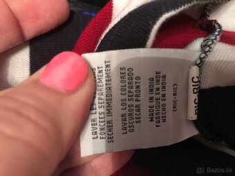 TOMMY HILFIGER originál damske pasikave tricko S/M - 12