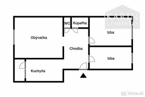 3-izbový, pekný, slnečný byt 64m2 Drieňová Banská Štiavnica - 12