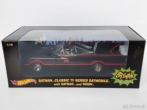 1:18 - Batmobile 1966 + Batman / Robin - Hot Wheels - 1:18 - 12