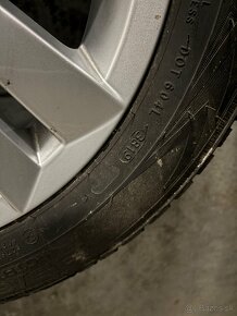 Zimné gumy 185/60 R15 88T + ALU Disky Škoda Cygnus 5x100 - 12