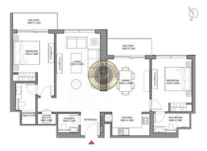 Apartmány Dubaj, 330 Riverside Crescent - Sobha Hartland II - 12