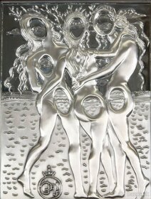 PREDANÉ bas-reliéf "TRI GRÁCIE" od S. Dalího - 12