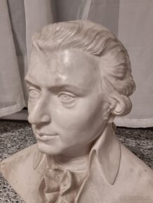 Mozart Busta / Signované Amilcare Santini / Art Deco 1950 - 12