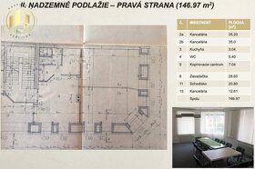 Reprezentatívne a priestranné kancelárie na prenájom priamo - 12