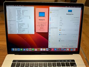 Macbook PRO 15 Core I7 16GB/512GB Batéria 100% - 12