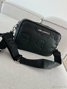 Crossbody kabelka Karl Lagerfeld čierna - 12