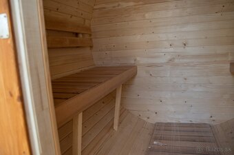 ZÁHRADNÁ SUDOVÁ SAUNA 240 cm DIY - 12