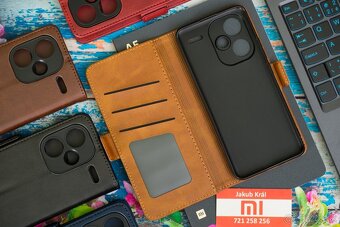 Zatváracie puzdro s bočným pásikom pre Xiaomi, Redmi a Poco - 12