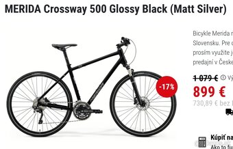 Merida Crossway TFS 500 V sport 28" kolesá - 12