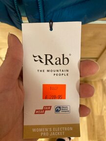 RAB Electron Pro Jacket Wmns - Ultramarine / Petrolejova - 12