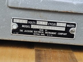 ☆ television signál generator / JACKSON TVG2 / MADE IN USA - 12