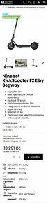 Elektrokolobežka NINEBOT KickScooter F2 - predám - 12